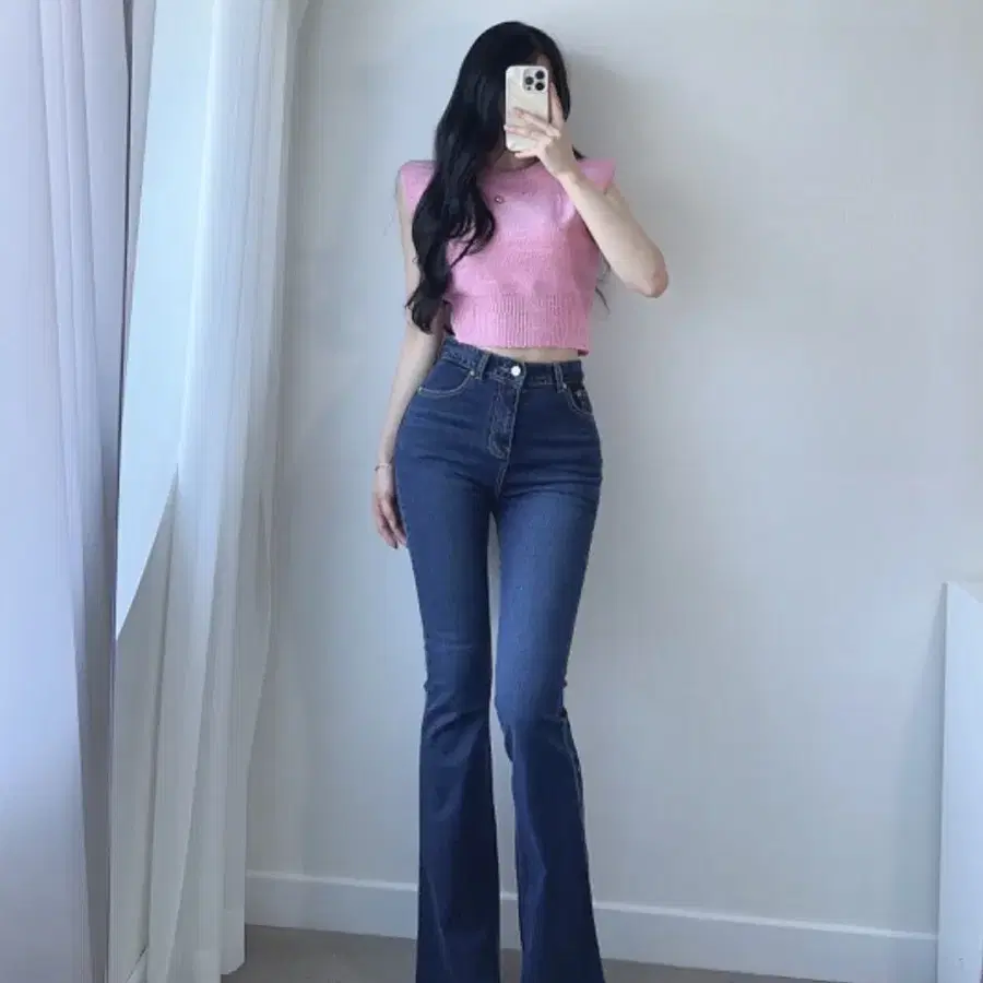 새상품! 골반패드 하이웨스트 부츠컷 청바지