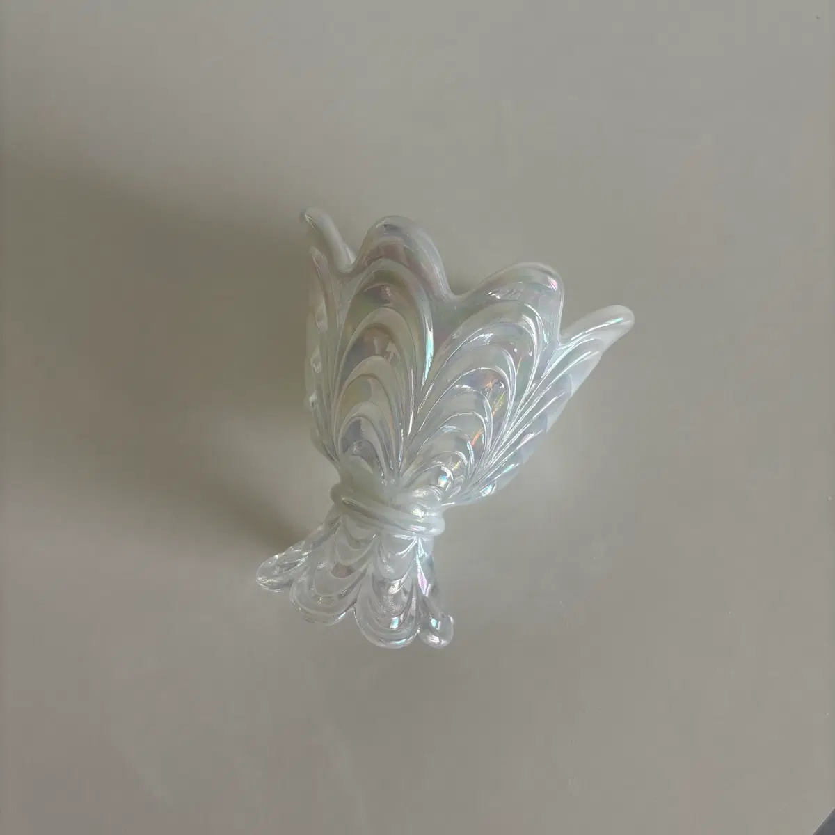 미국 빈티지 펜톤 Fenton 오팔 오로라 캔들 홀더 티라이트