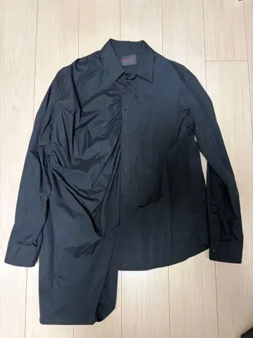 Simone Rocha 비대칭 개더 셔츠