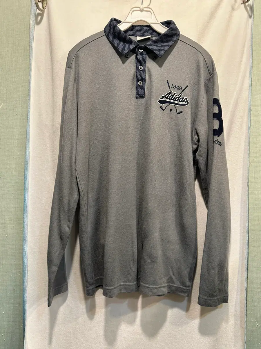 Adidas Golf 아디다스 골프 긴팔 그레이 티셔츠