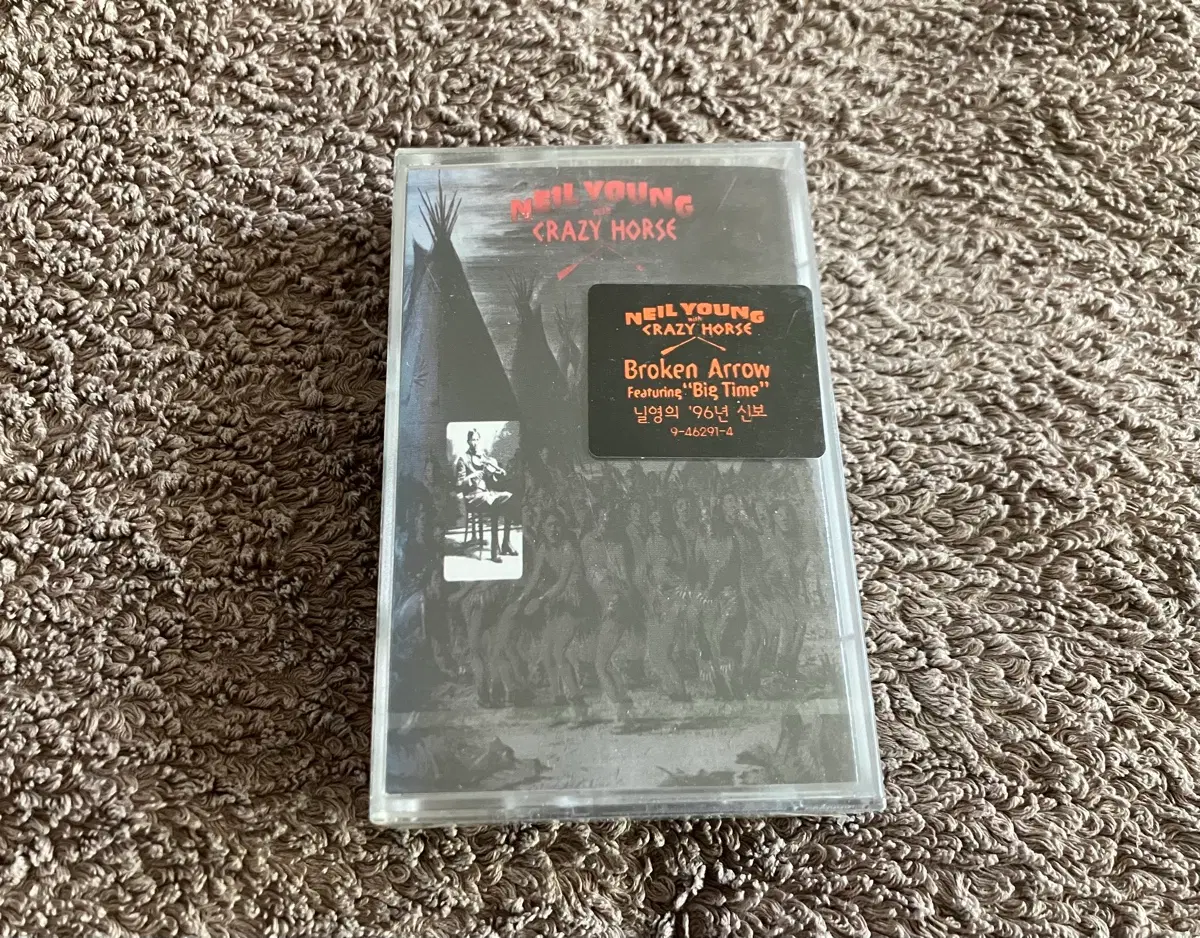 Neil Young 닐영 & 크레이지 호스 Broken Arrow 앨범 국내 라이센스 미개봉 카세트테이프