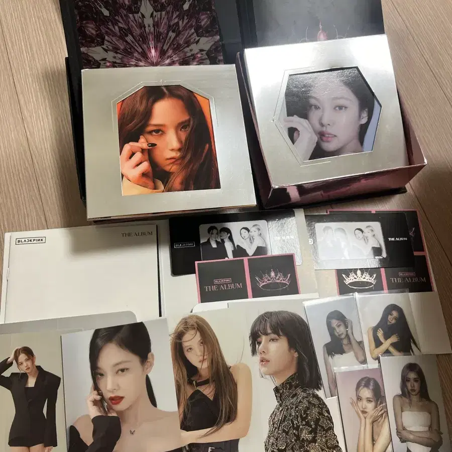 블랙핑크 더앨범 포카 포함 세트