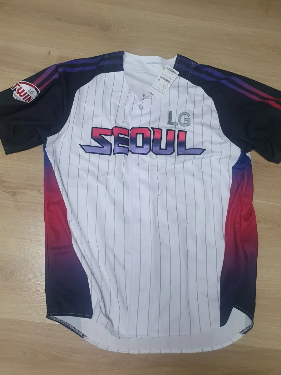 LG 트윈스서울의밤 문정빈친필싸인자수 유니폼 4XL