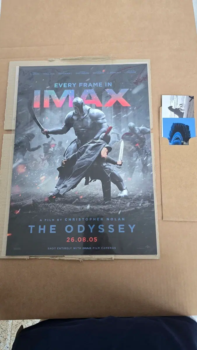 오디세이 IMAX 리미티드 포스터 (A3,후가공)+돌비 포스터 (A3)+TTT+오티 4종 일괄 팝니다