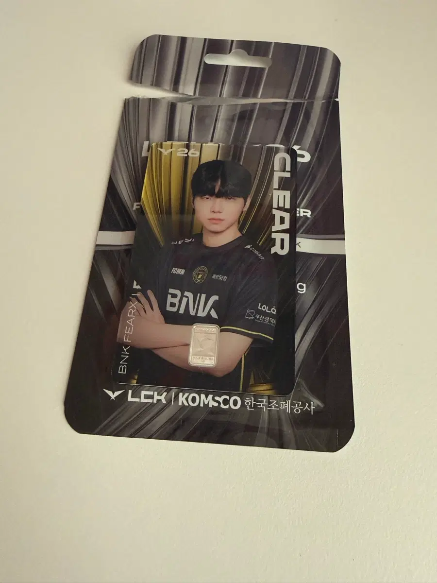 LCK 실버카드 클리어 clear 피어엑스 fearx
