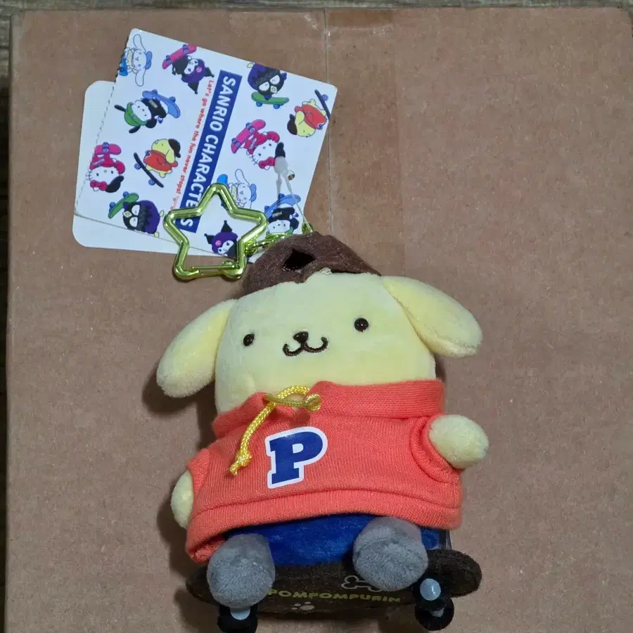 산리오 (SANRIO) 마스코트 홀더 스케이트 보드 폼폼푸린