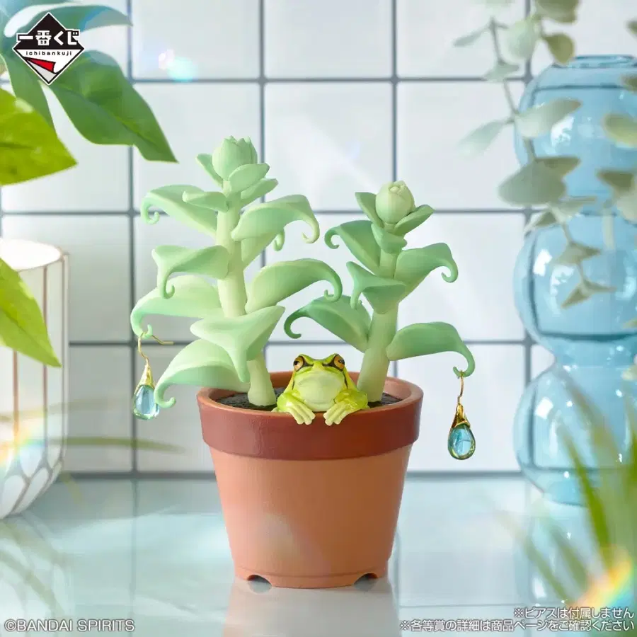 이치방쿠지 제일복권 파충류 & 양서류 ~ Tiny Friends ~ vol.3 C상 일본청개구리와 관엽식물 액세서리 스탠드