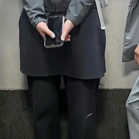 지초이 스커트 팬츠 블랙 2