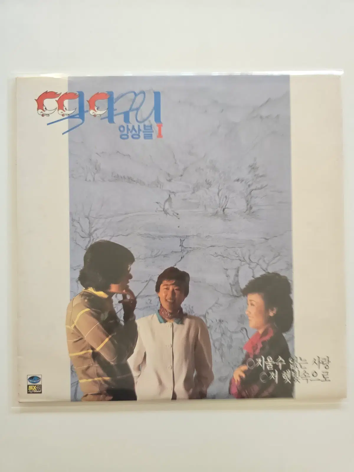 딱따구리 앙상블 LP / 1집 지울수 없는 사랑/ NM+/ 가사집