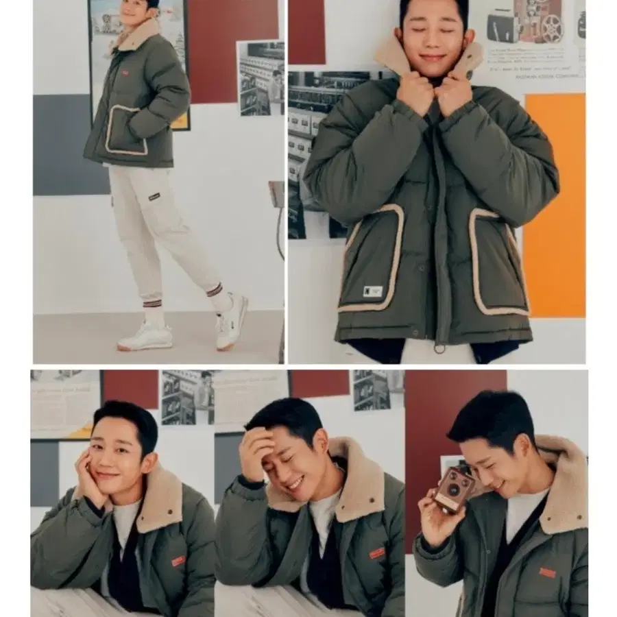 코닥 브라우니 숏다운 자켓