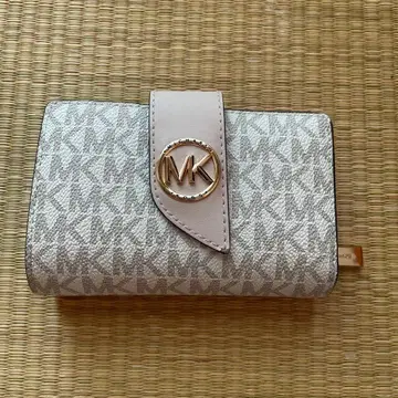 MICHAEL KORS 접이식 지갑 MK 로고
