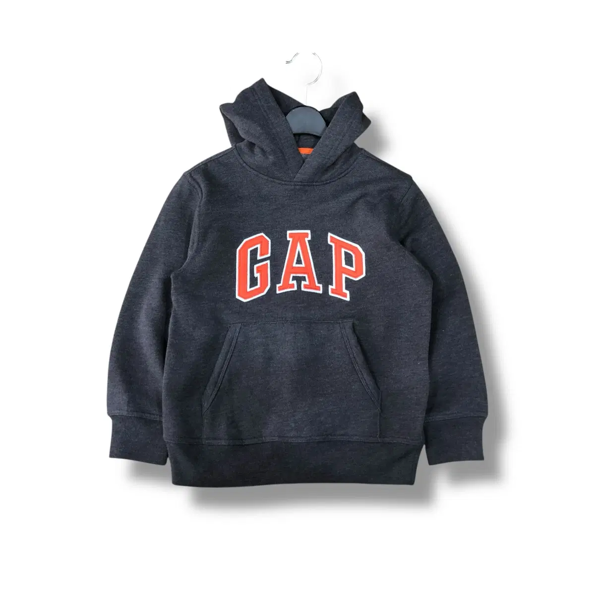 GAP 로고 키즈 후드티 그레이