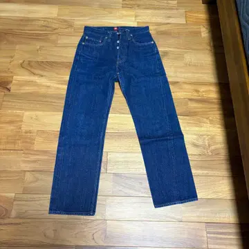 리졸트 710 청바지 스트레이트 데님 다크 블루 허리 76cm