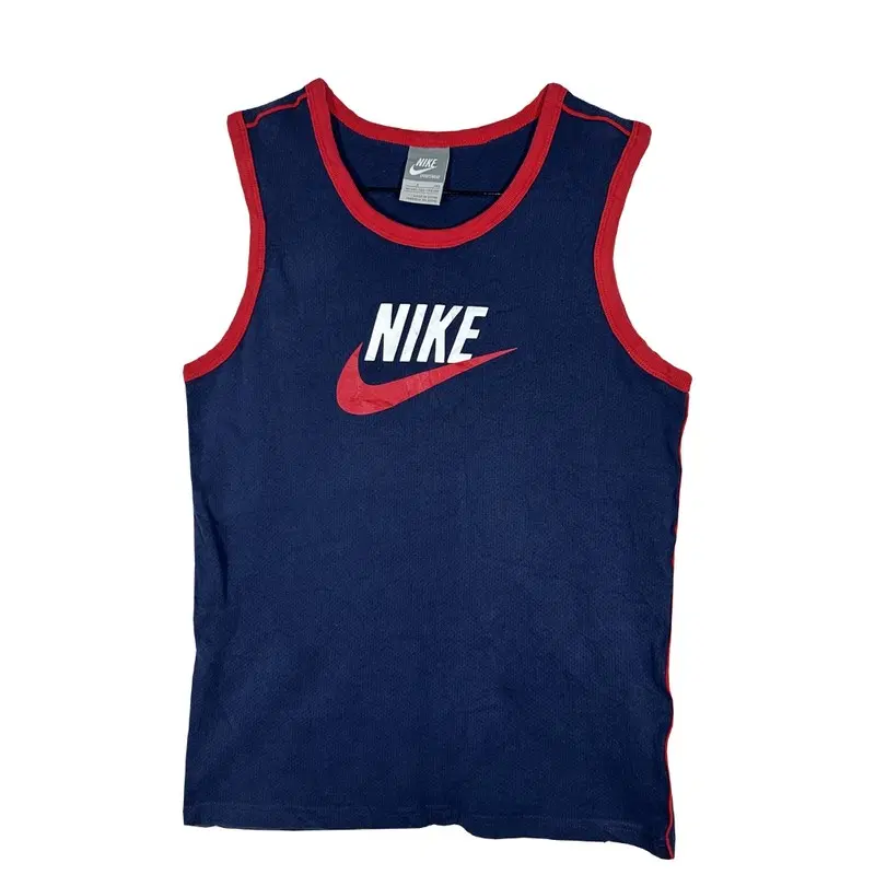NIKE 키즈 아동 나이키 네이비 반팔 티 [S/140] 코튼 혼방