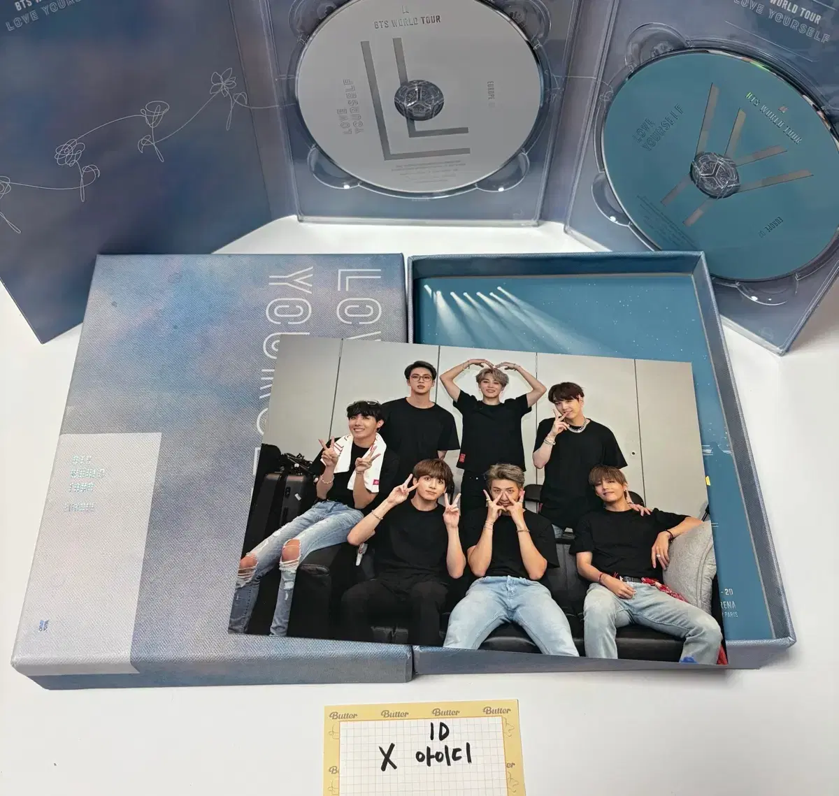 방탄소년단 럽셀콘 유럽 디비디 BTS DVD Europe