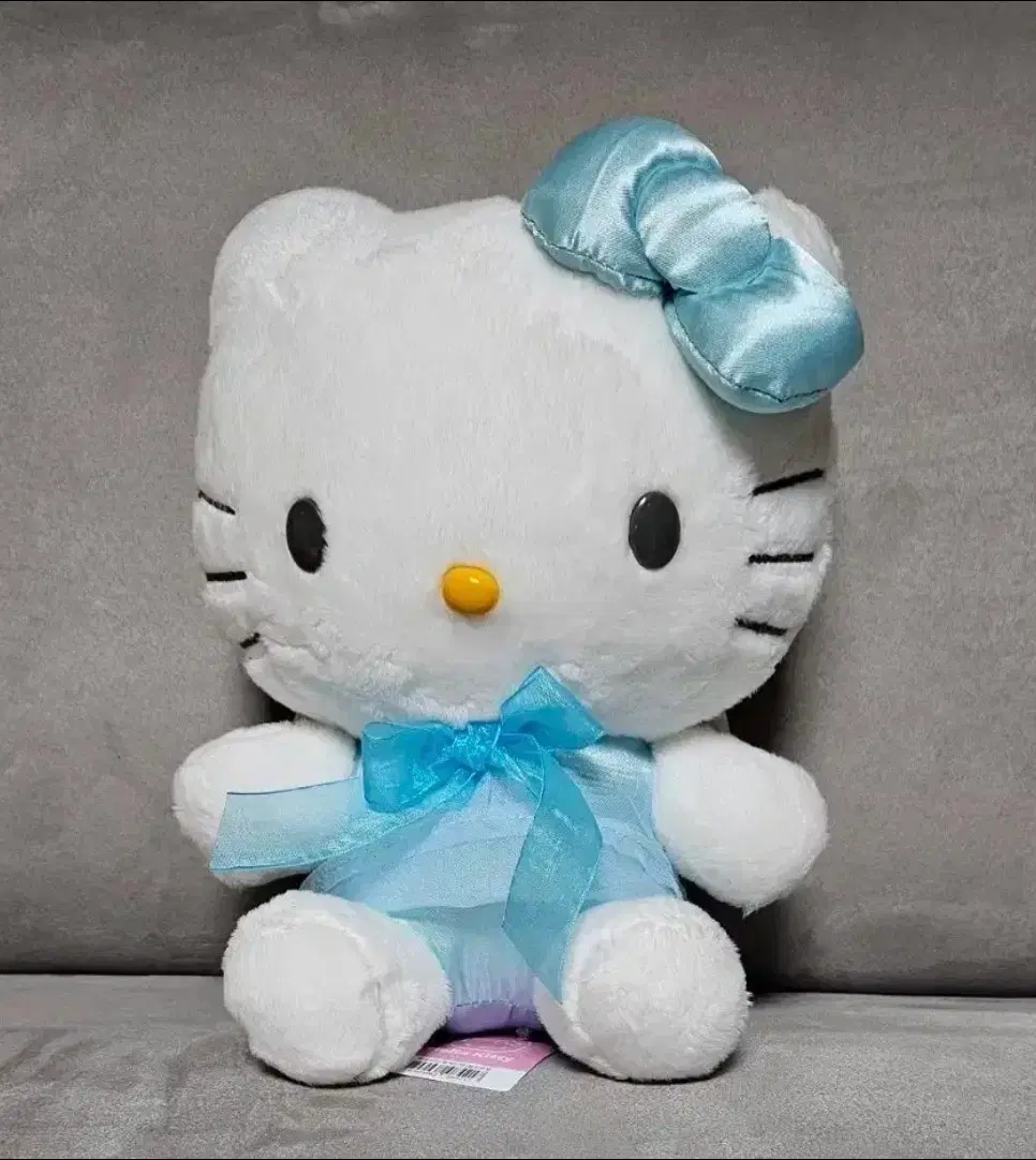 정품 산리오 헬로키티 블루 엔젤 25cm 중형 인형