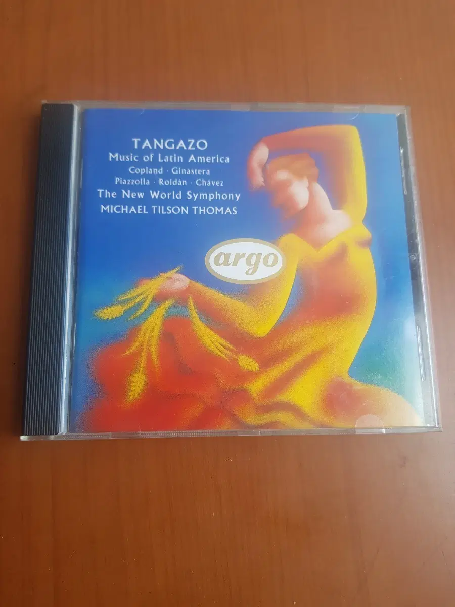 Michael Tilson Thomas: Tangazo Music of Latin America Argo수입씨디 클래식cd 클래식시디 클래식씨디 히나스테라 아론코플랜드 Roldan
