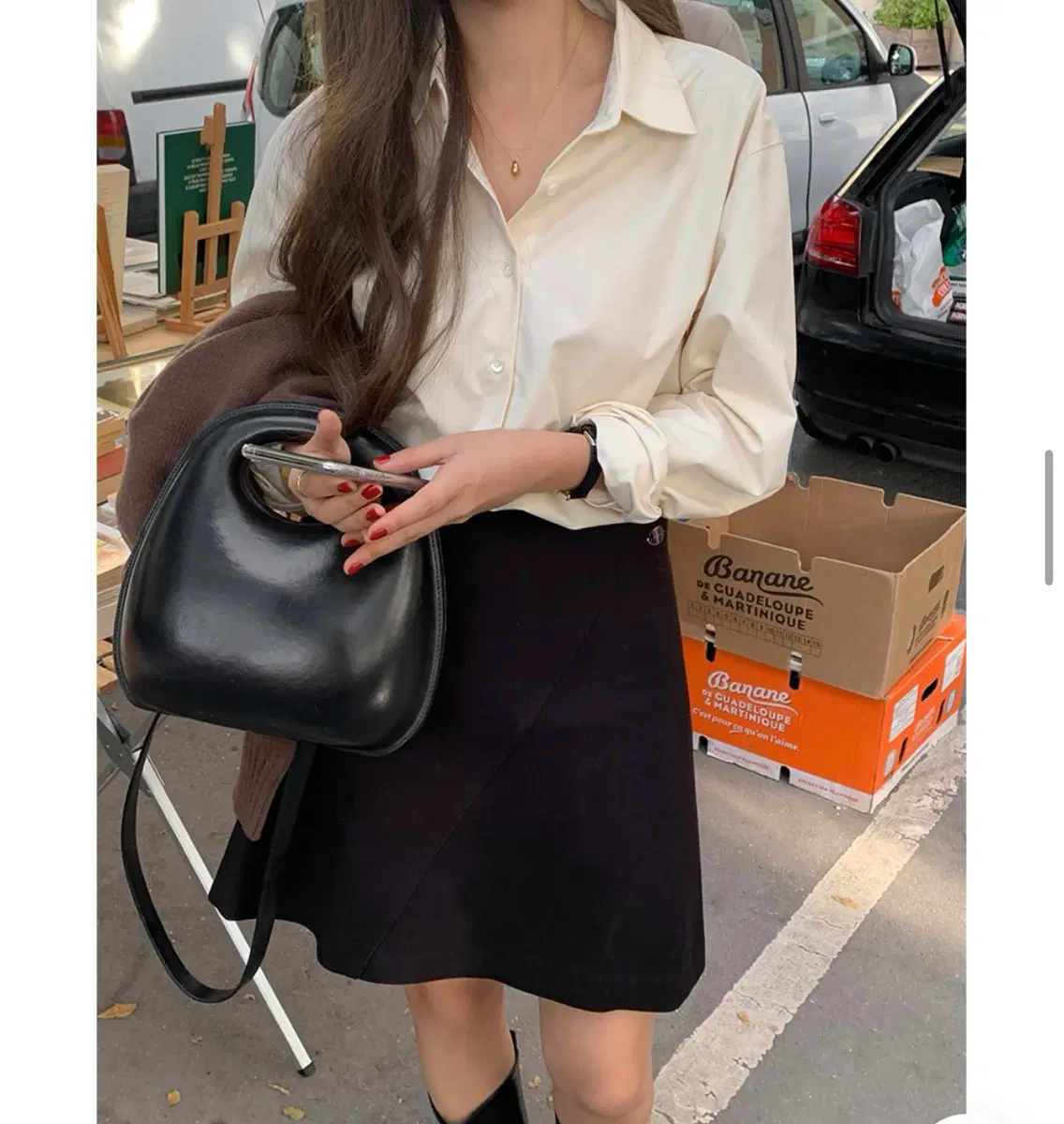 가내스라 몽드 미디스커트 s