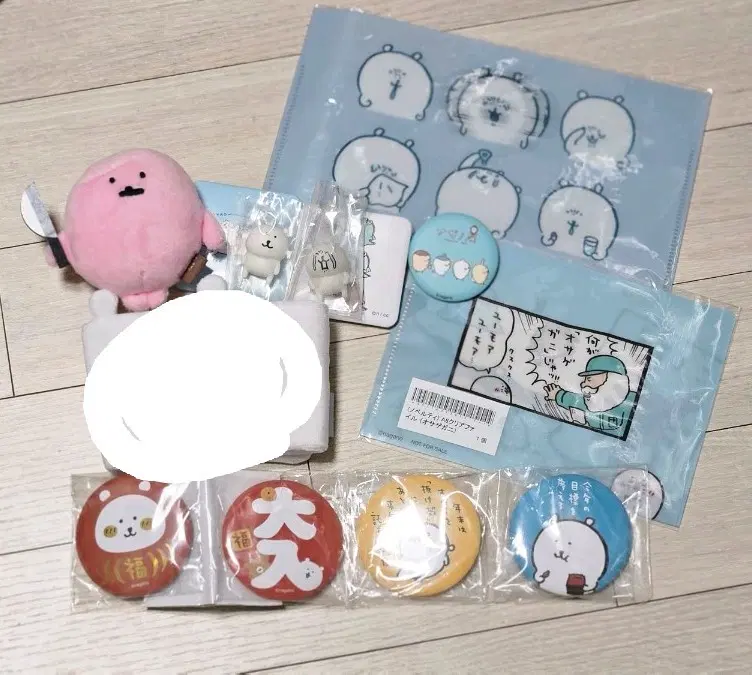 일괄) 농담곰 잡화 케이블 바이트 고전 가챠 뱃지 나가노 노벨티 굿즈