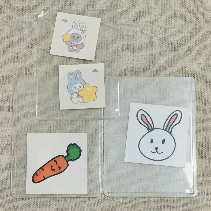 샤이니 온유 퍼센트 찡냥이 팝업 특전 스티커 4종 일괄