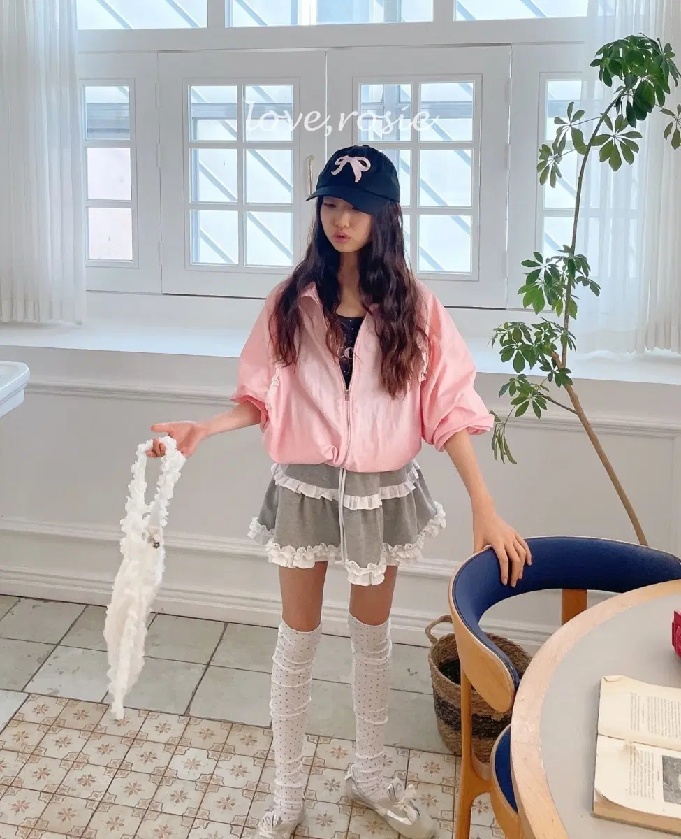 (새상품) 봉주르 바람막이