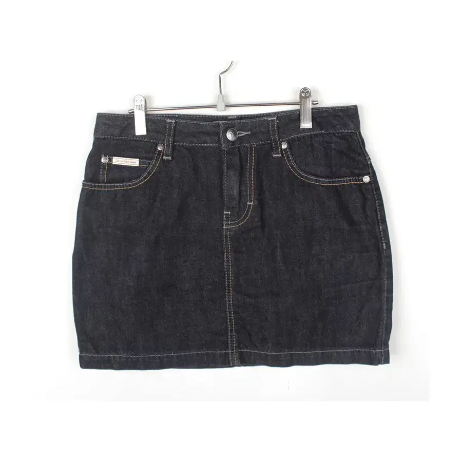 캘빈클라인 청치마 여성26 데님 스커트 SK1158