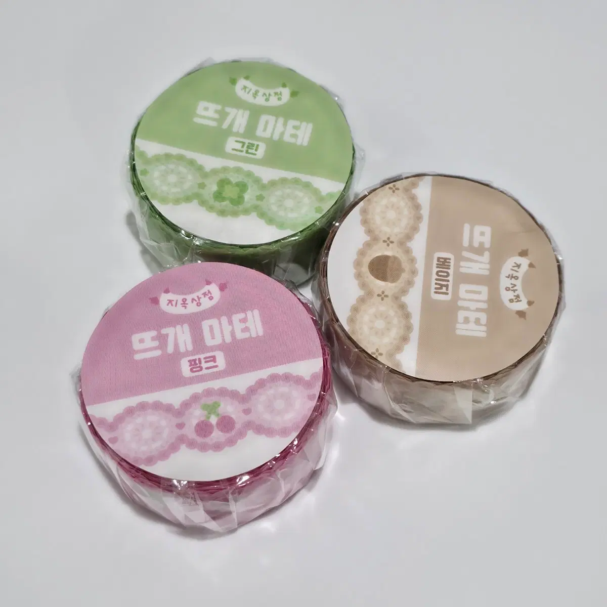 지옥상점 뜨개 마테 다이컷 통마테