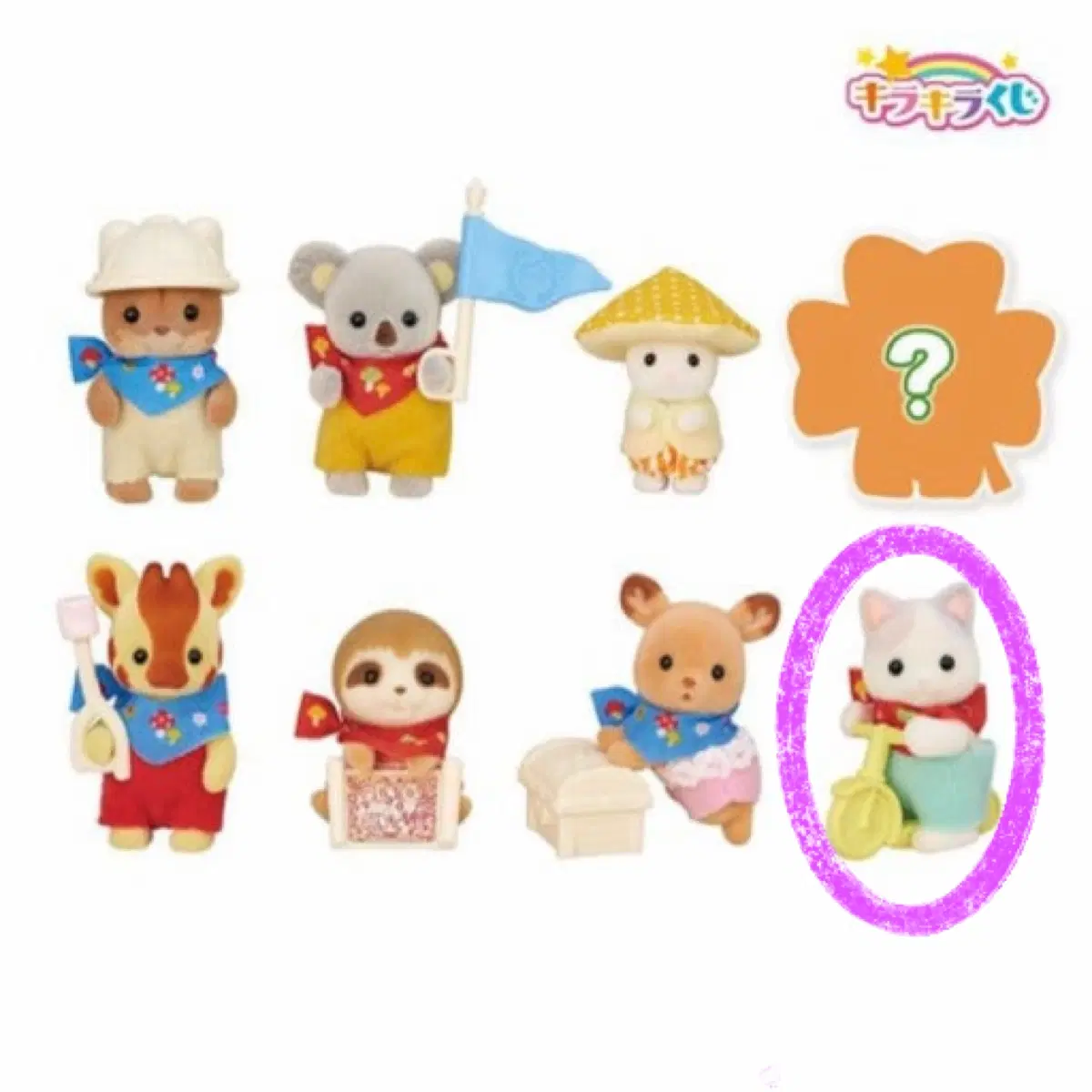 실바니안 비밀의 숲 쿠지 라떼고양이