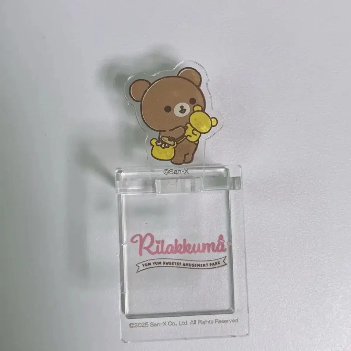리락쿠마 코구마 모니터 아크릴 장식 히퍼 거치대