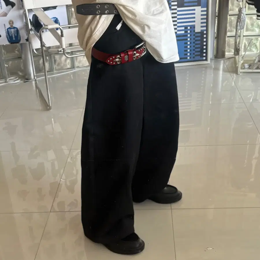 BELVET 벨벳 standard baggy pants