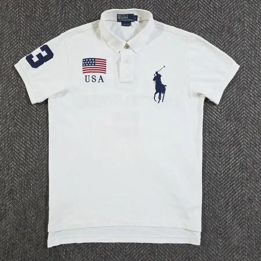 폴로 랄프로렌 치프키프 USA 성조기 빅포니 반팔 카라티