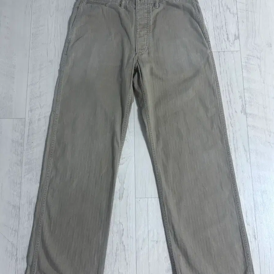 RRL 코튼 린넨 해링본 필드 팬츠 브라운 30x30