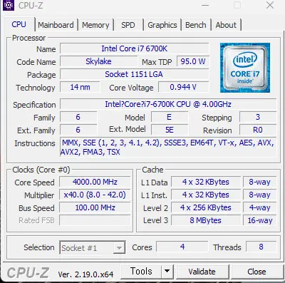 cpu 6700k+에즈락 H110m