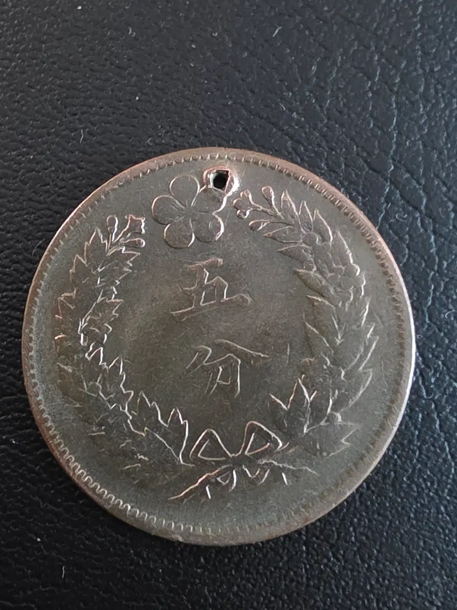 대한제국 개국 504 년(1895년) 5푼 근대 주화.
