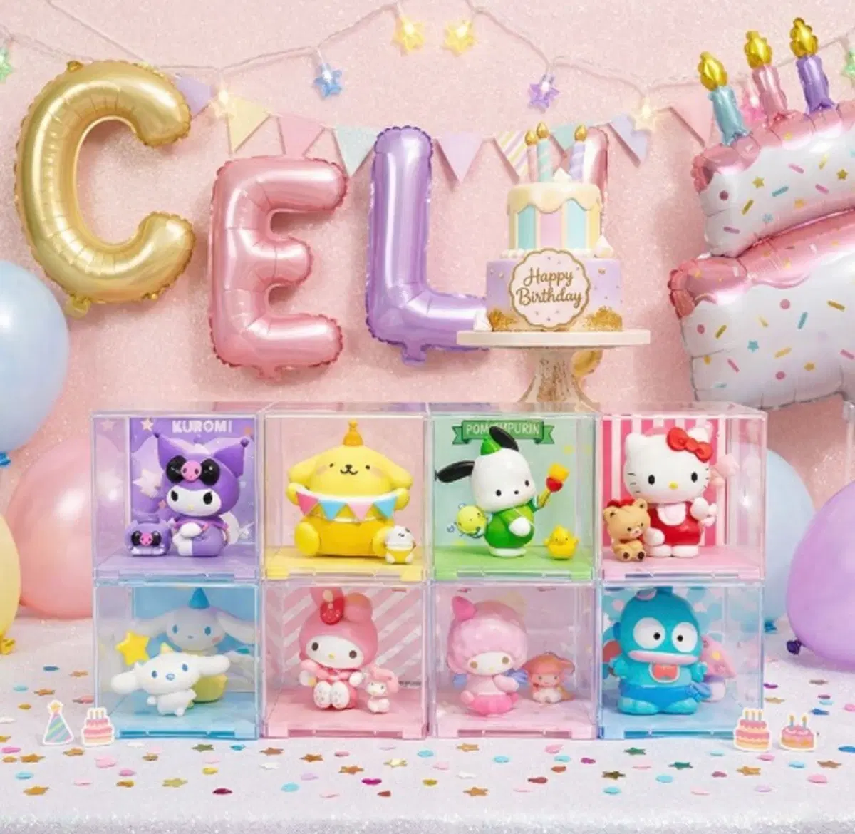산리오 캐릭터즈 축하시리즈 랜덤피규어