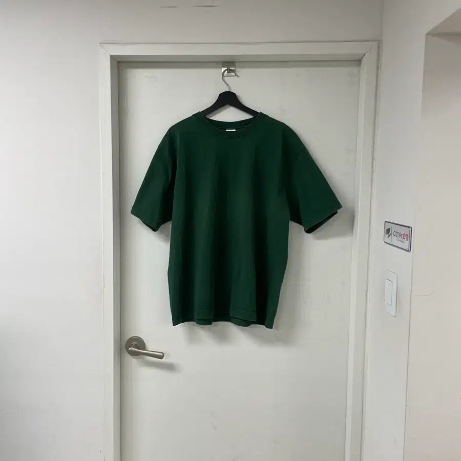 캠버 반팔 티셔츠 그린 XL