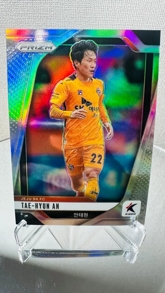 K리그 프리즘 제주 sk 안태현 선수 실버 카드