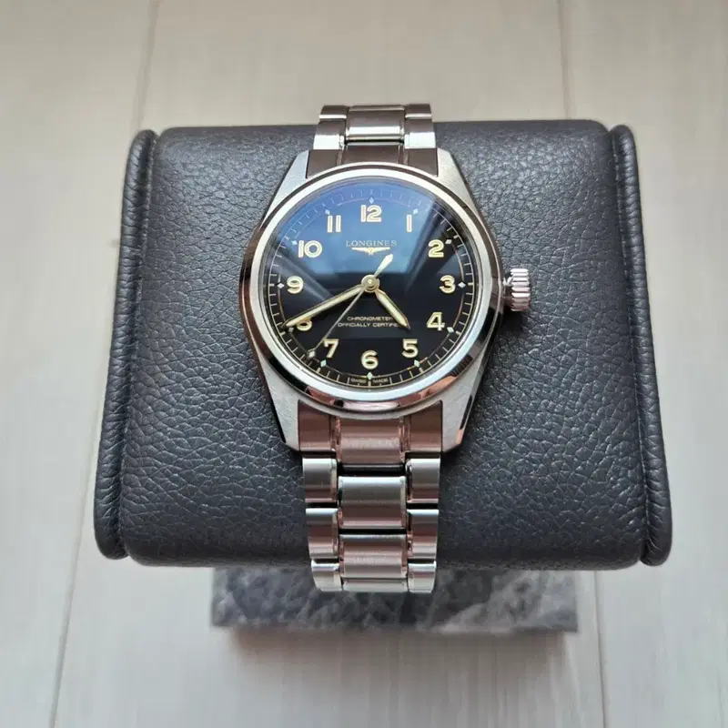 론진 스피릿 파일럿 39mm 러버+스틸 ('25.11)