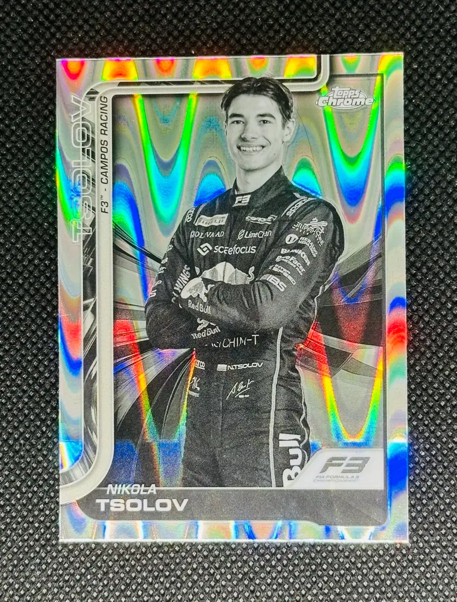 탑스 크롬 F1 니콜라 촐로프 F3 레이웨이브 카드