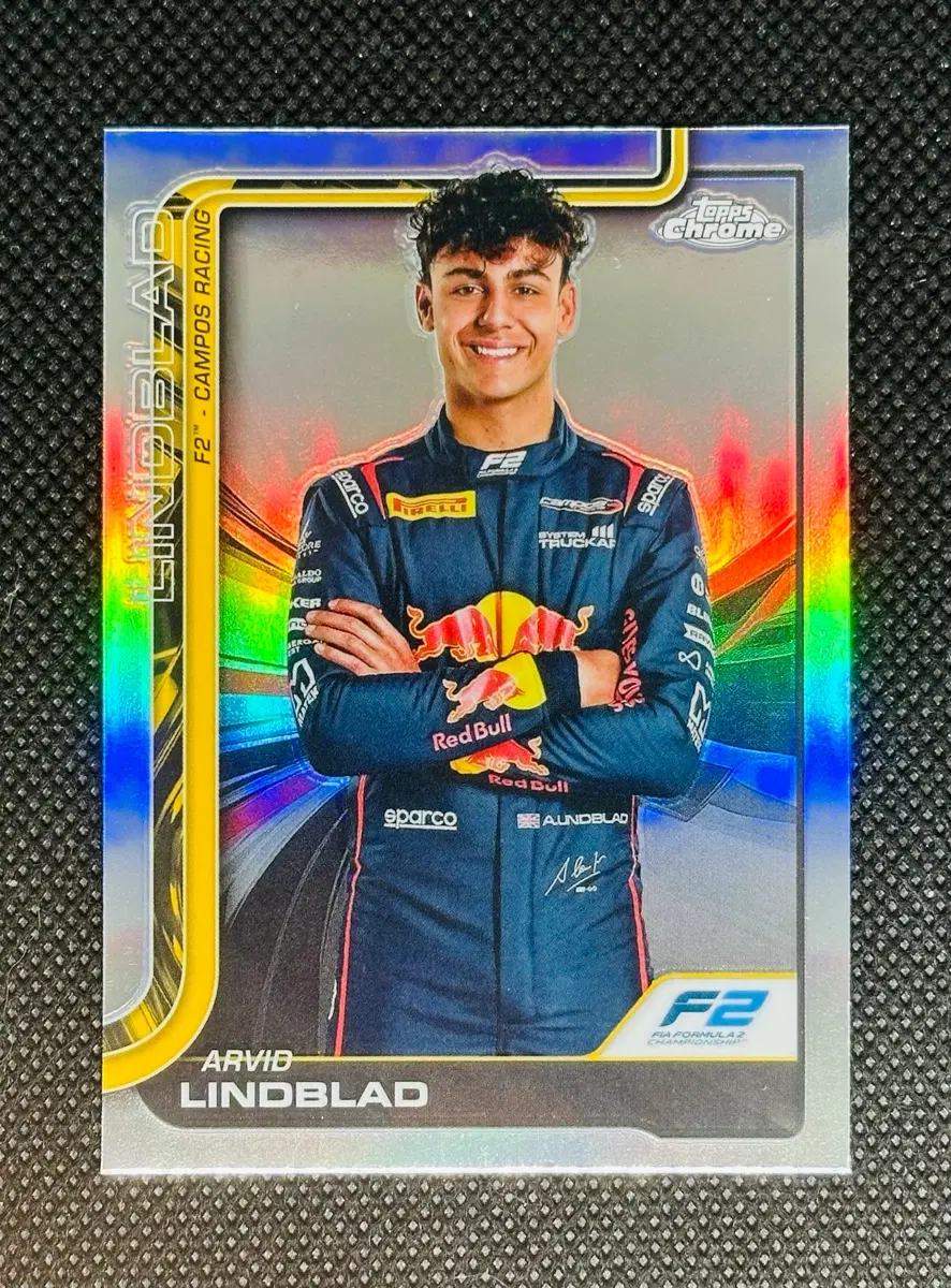 탑스 크롬 F1 아비드 린드블라드 리플렉터 카드