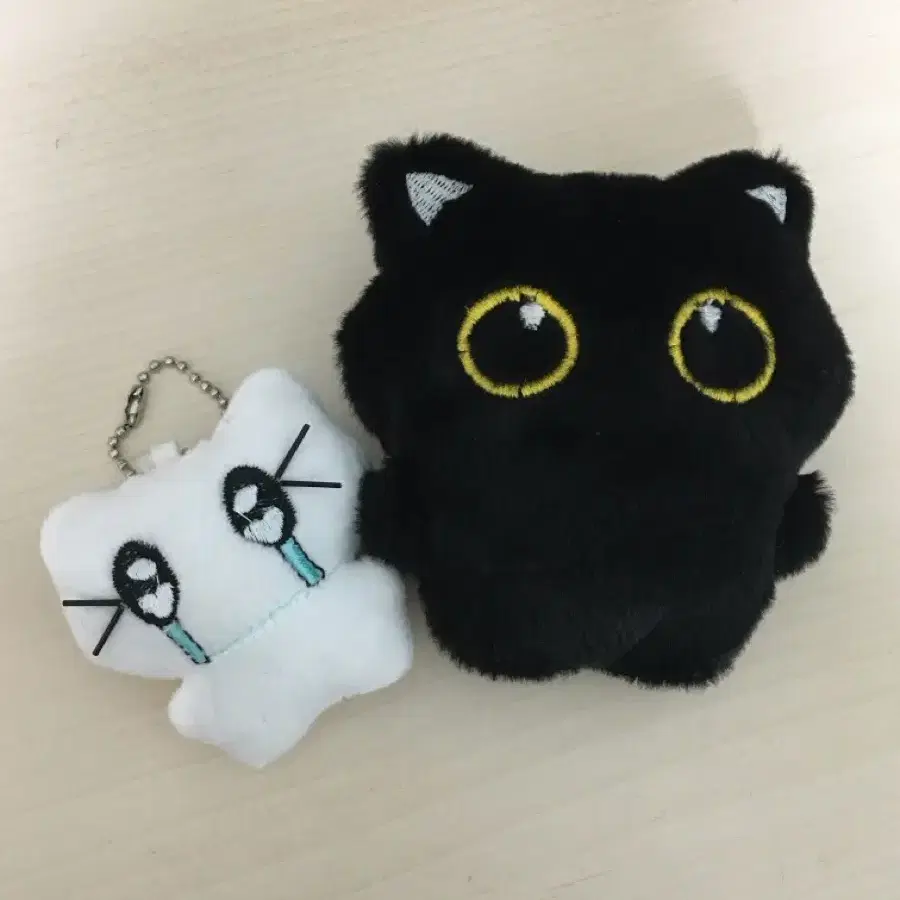 고양이 인형 키링 세트