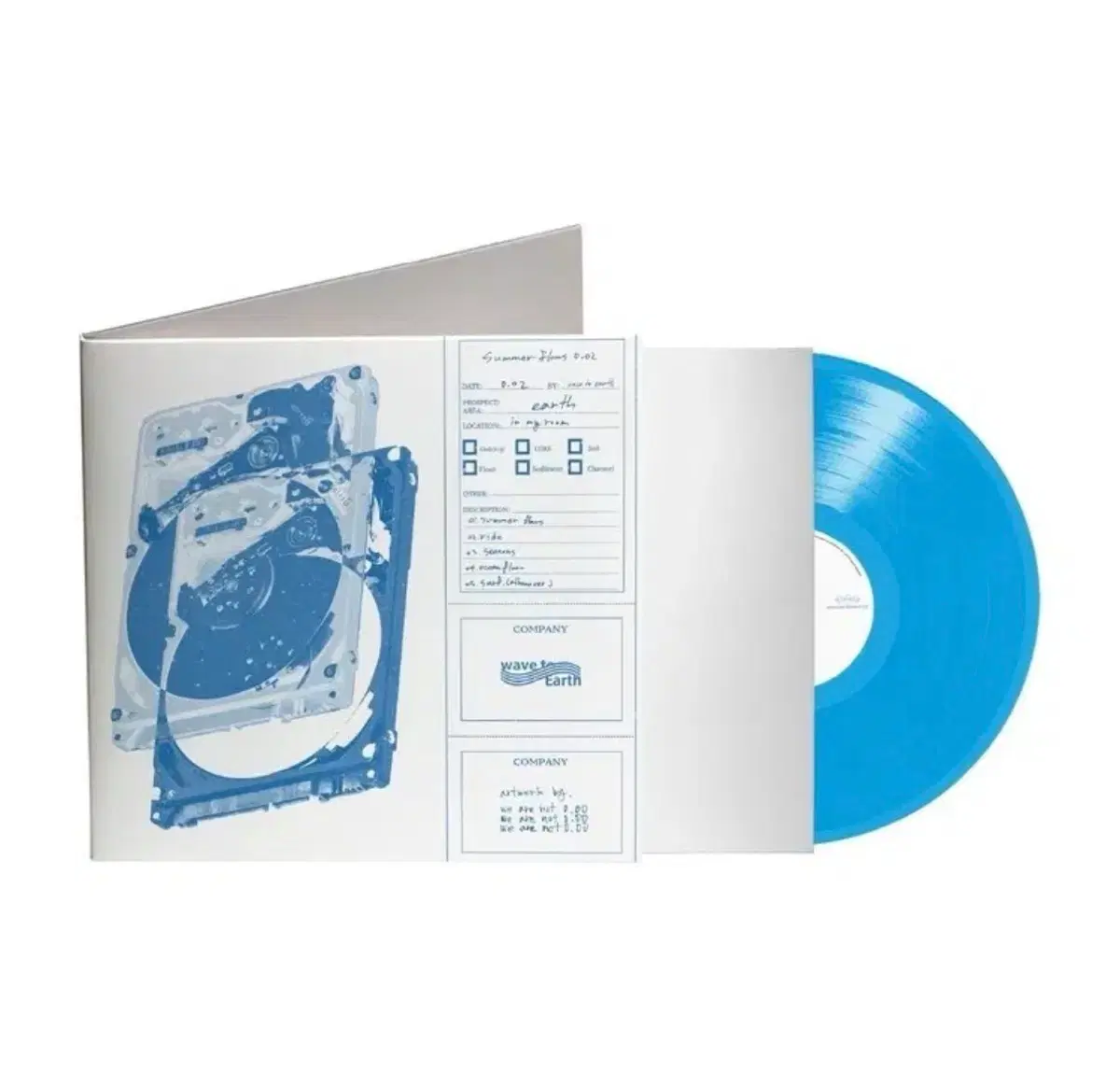 Wave to Earth Summer Films 0.02 블루 바이닐 LP (미개봉)