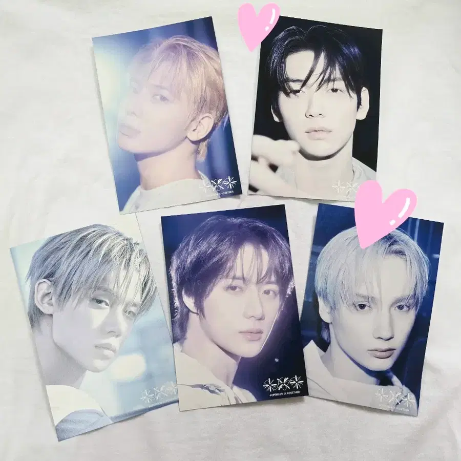 TXT 태현 범규 휴닝카이 Postcard 포스트카드 세츠나하나비 앨범 포카 투바투 엽서
