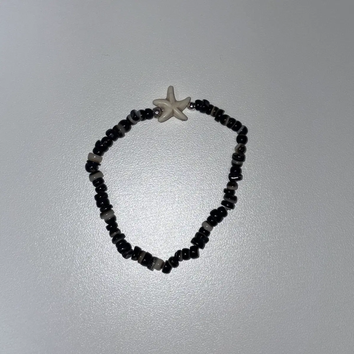 빈티지 비즈 검정 불가사리 팔찌 / bracelet