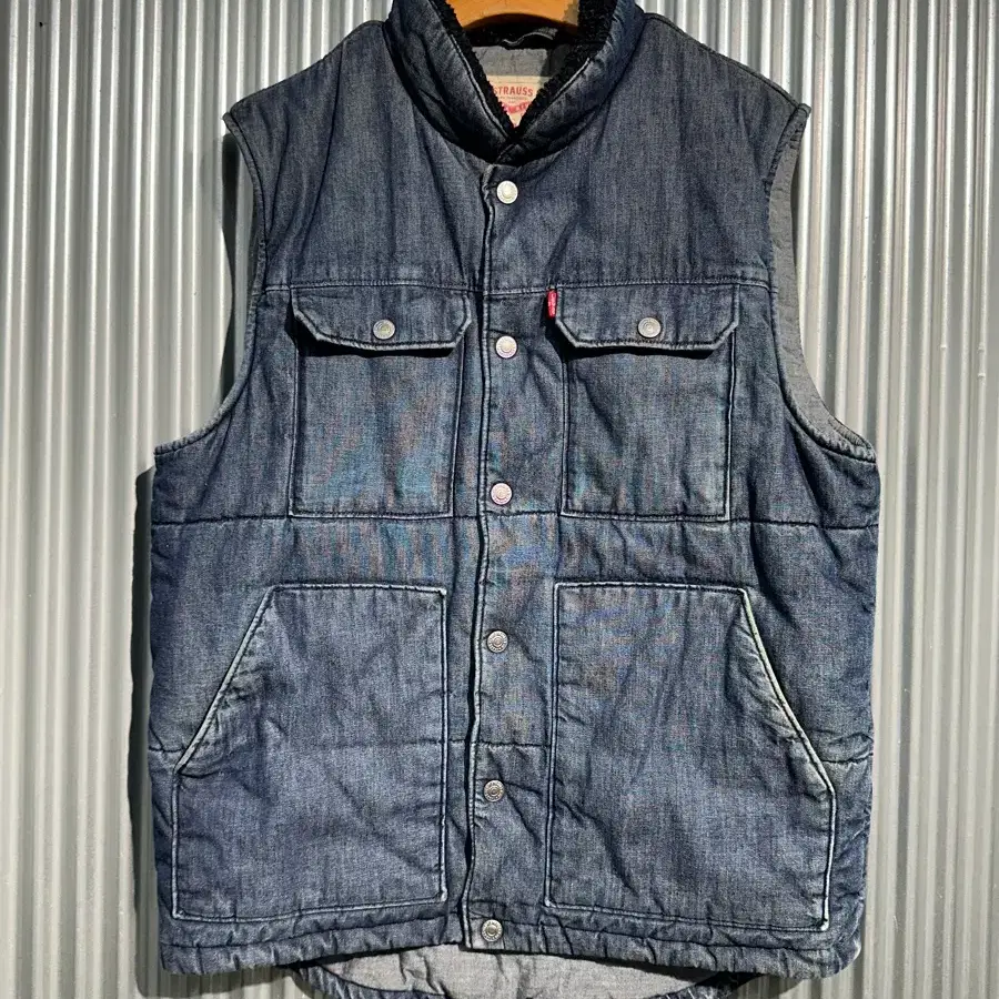 [M] 리바이스 Levi's 데님 패딩 베스트 인디고
