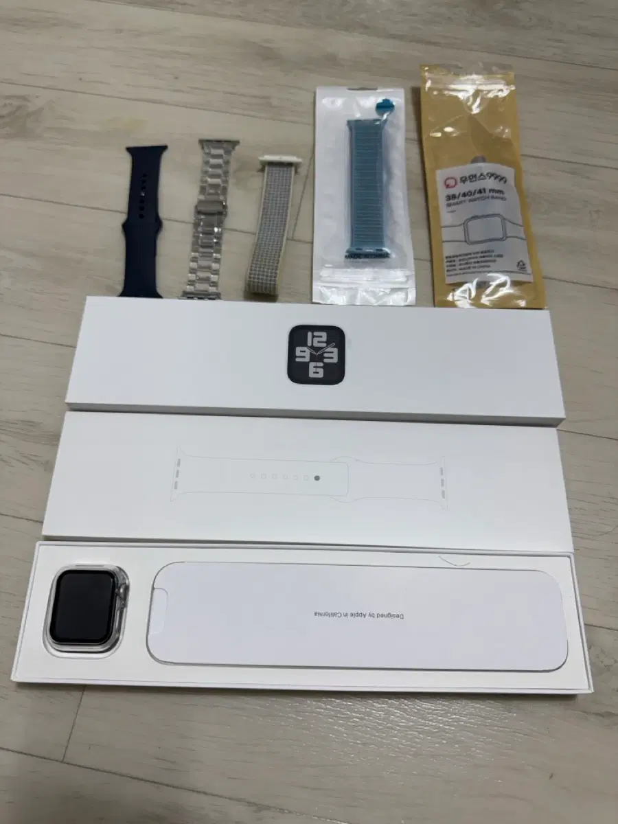 애플워치 se2 GPS 40mm 풀박스 + 밴드 5종