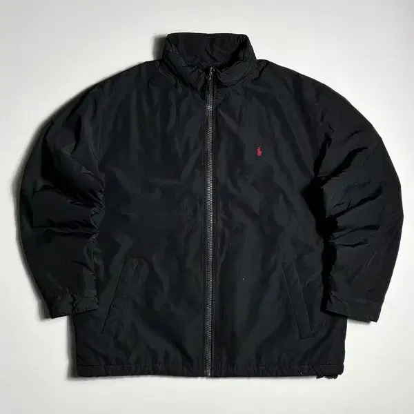 폴로 랄프로렌 00s 블랙 폴리쉘 페리 자켓 R3581