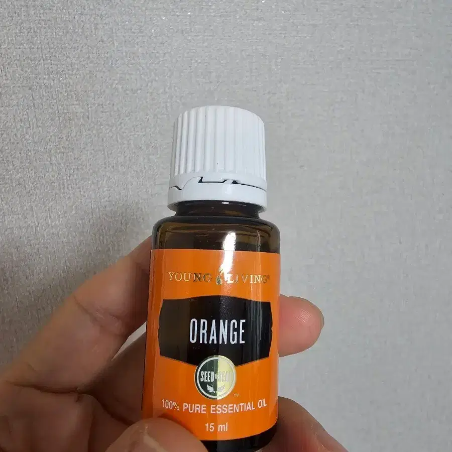 영 리빙 오렌지 100% 퓨어 에센셜 오일 15ml (새상품)