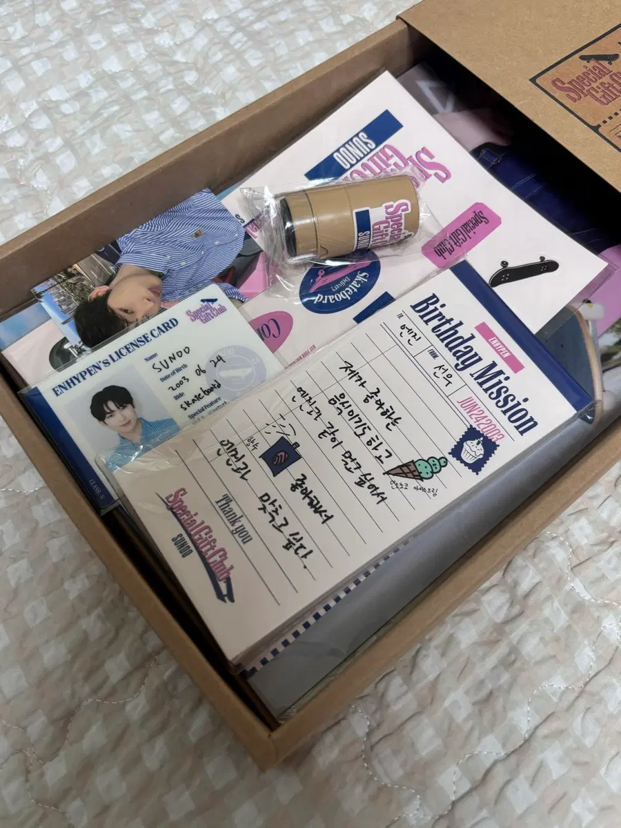 엔하이픈 선우 생일 굿즈 포카 포토카드 스페셜기프트