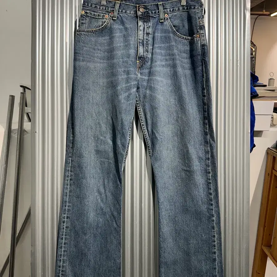 [34] 리바이스 Levi's 507 부츠컷 워싱 데님 팬츠